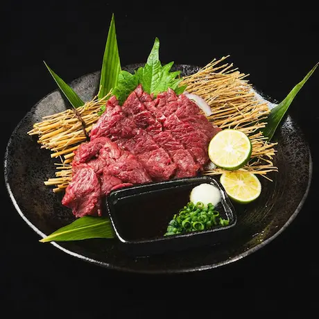 黒毛和牛・馬刺し専門店 ミートプロ鈴木の御殿場高原 馬刺し【特選】スライス商品画像
